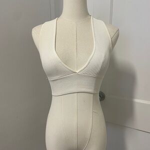 Aritzia Babanton deep V neck top